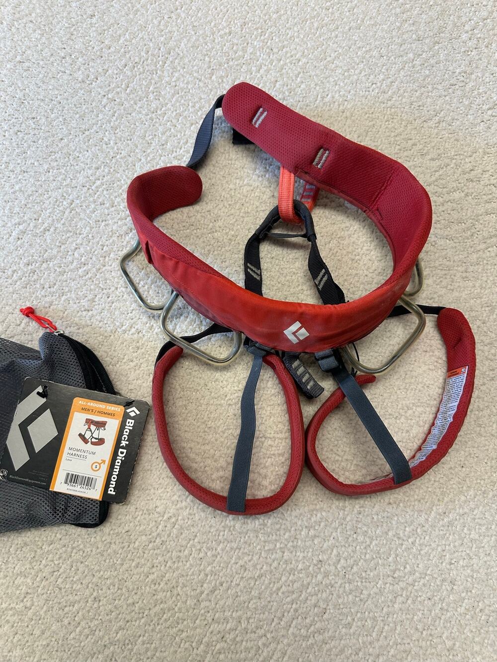 Black Diamond Mens Momentum Harness Small